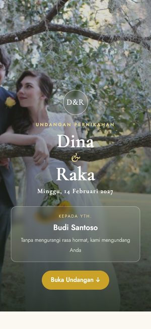 Contoh undangan digital di HP